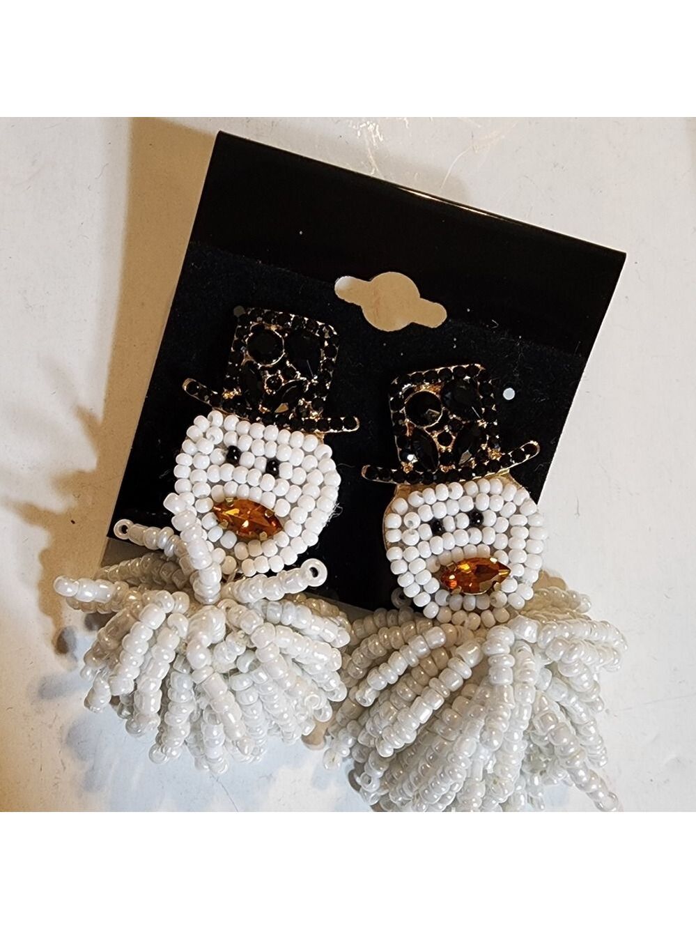 Snowman Earrings